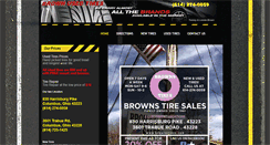 Desktop Screenshot of brownstires.com