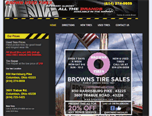 Tablet Screenshot of brownstires.com